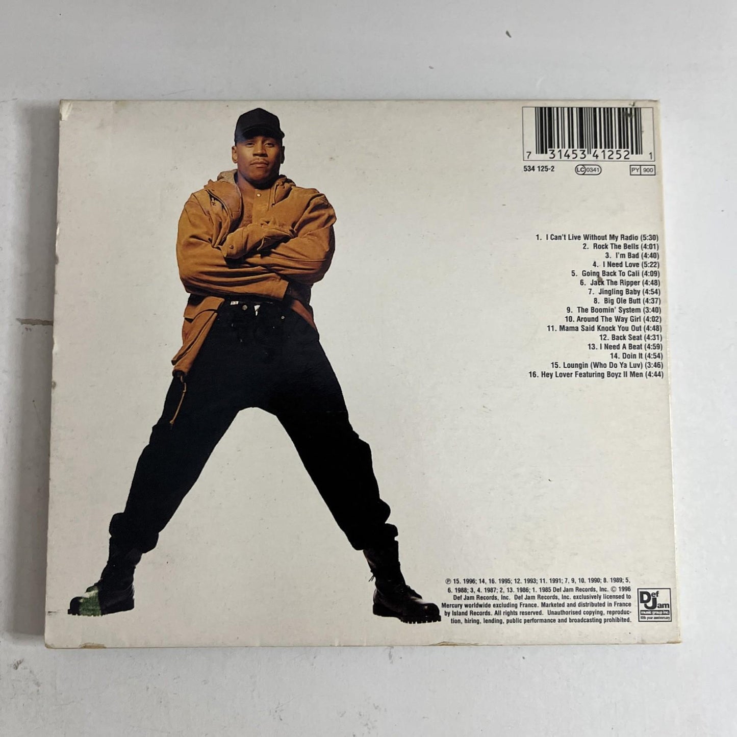 LL Cool J – All World (CD, 1996) France Digipak 534 125-2