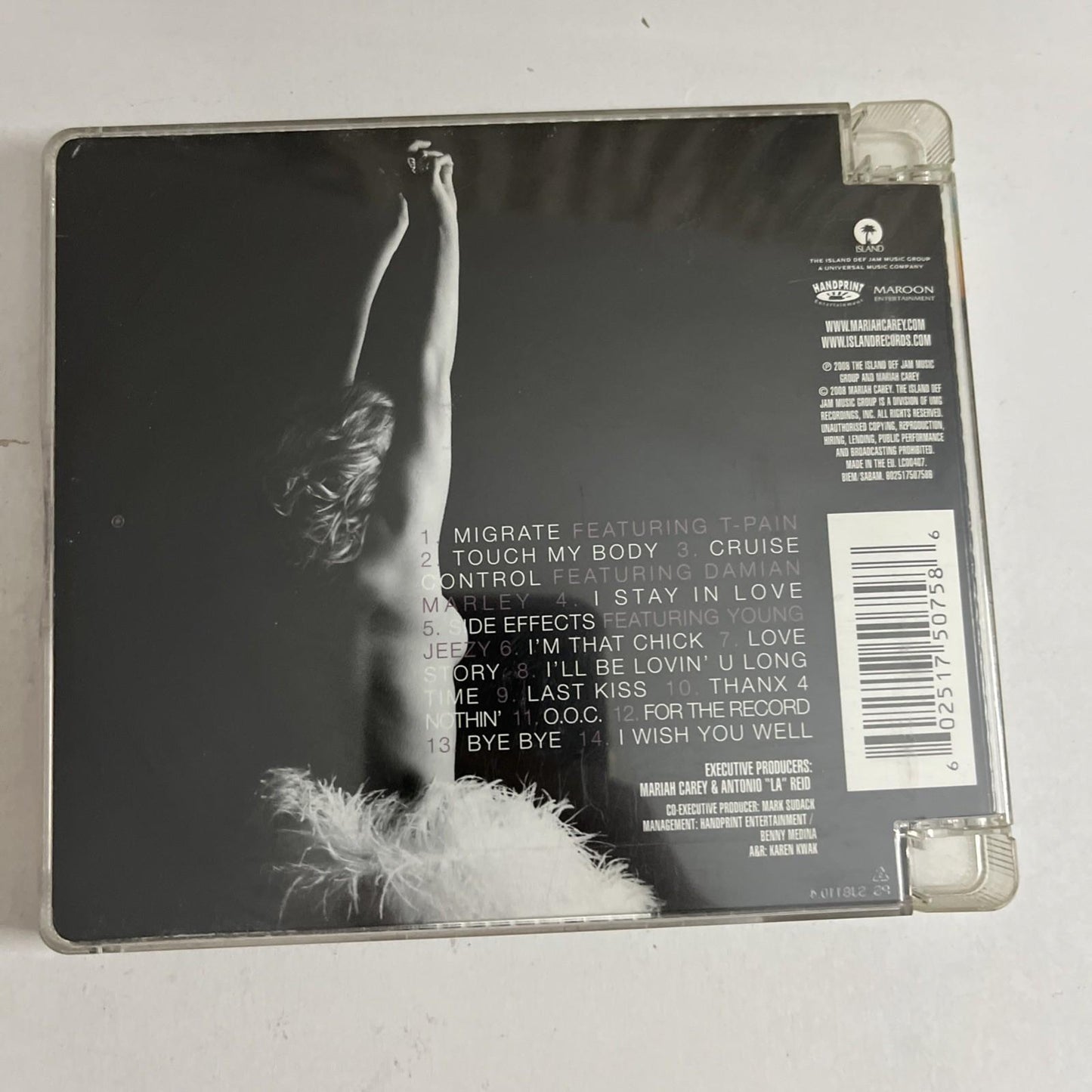 Mariah Carey – E=MC² (CD, 2008) US B0010272-02