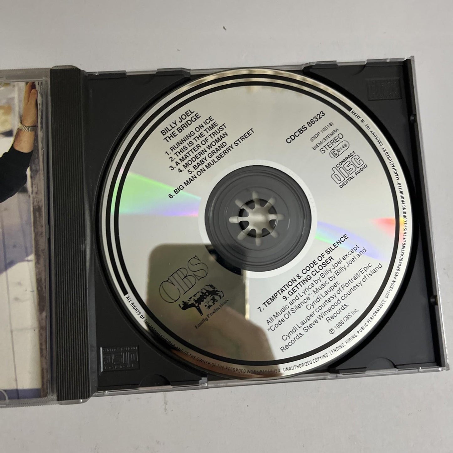 Billy Joel – The Bridge (CD, 1986) Europe CDCBS 86323