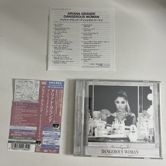 Ariana Grande – Dangerous Woman (CD, 2016) Japan Obi Deluxe Edition, Bonus Track