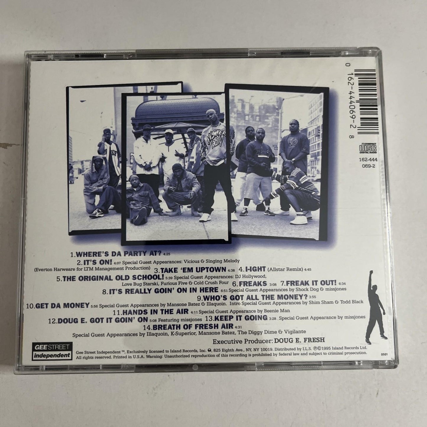 Doug E. Fresh – Play (CD, 1995) US 162-444 069-2