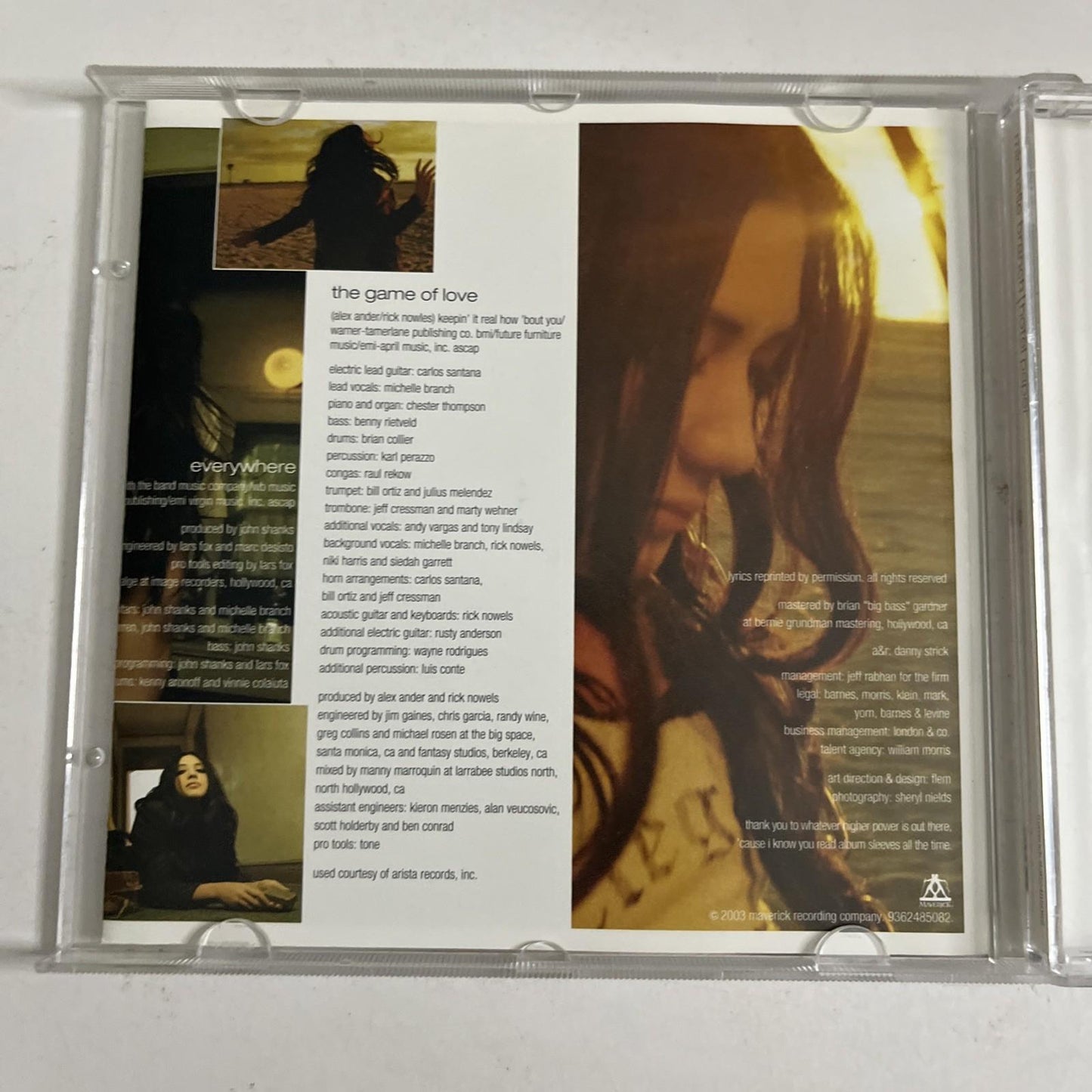 Michelle Branch – Hotel Paper (CD, 2003) Australia & New Zealand 9362485082