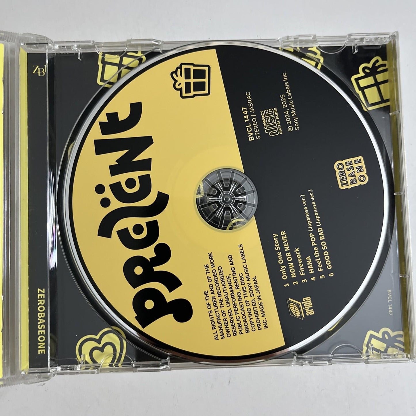 Zerobaseone – Prezent (CD, 2025) Japan Obi BVCL 1447