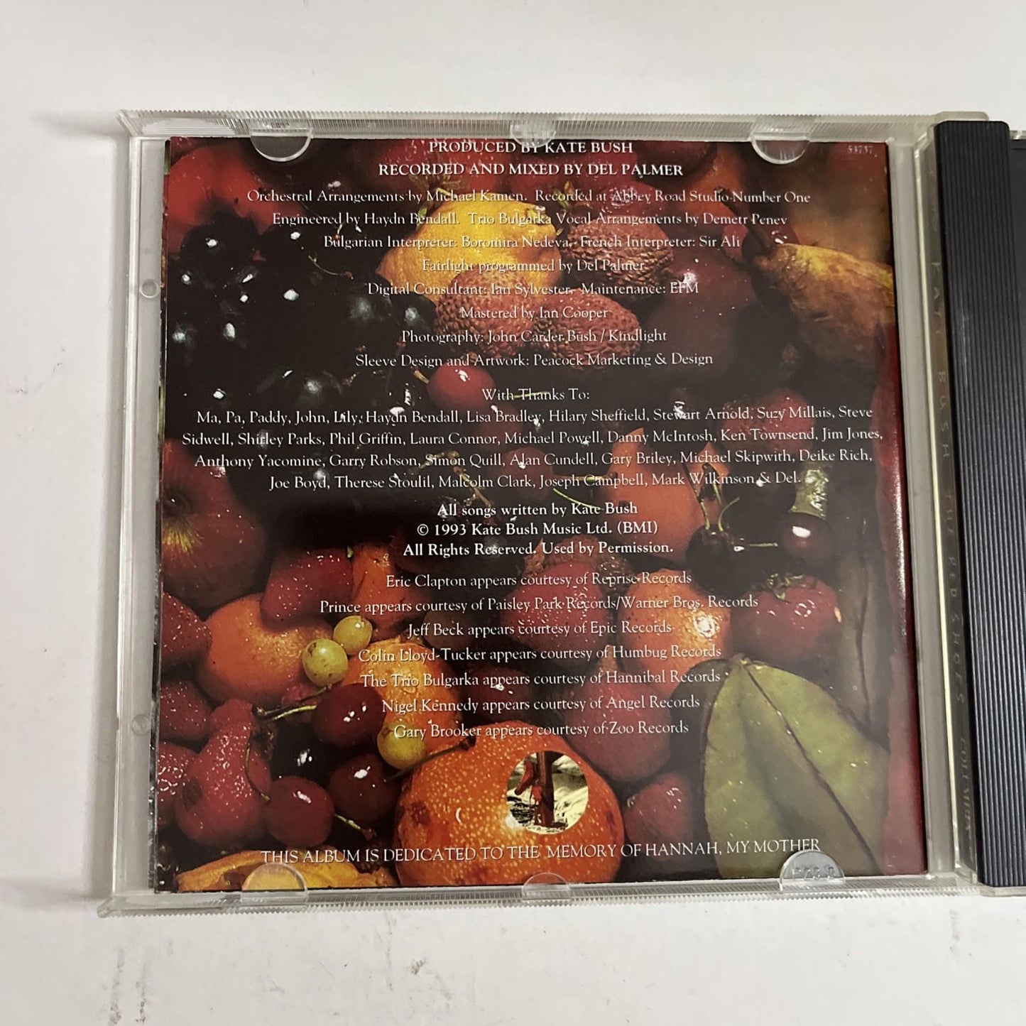 Kate Bush – The Red Shoes (CD, 1993) US CK 53737