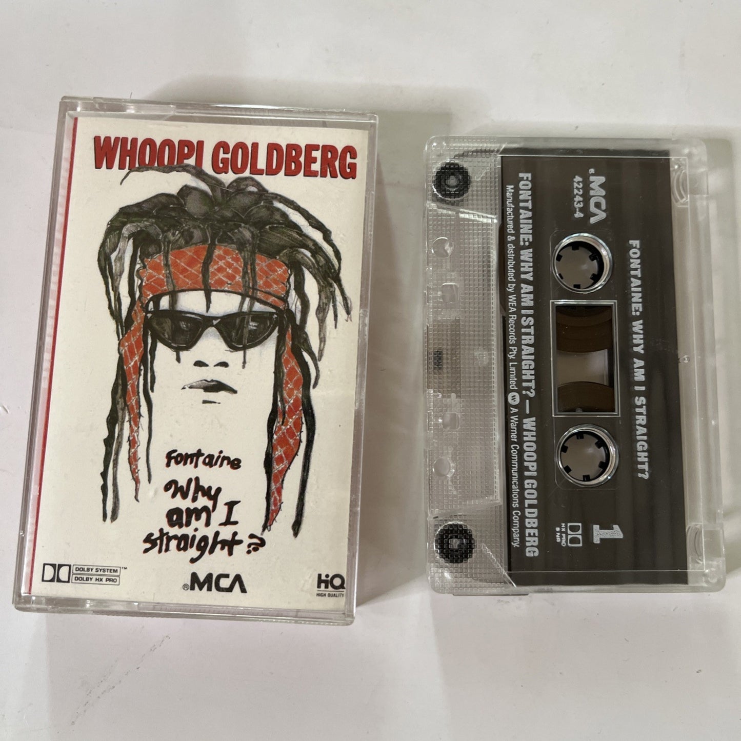 Whoopi Goldberg – Fontaine: Why Am I Straight? (Cassette, 1988) US MCAC-42243