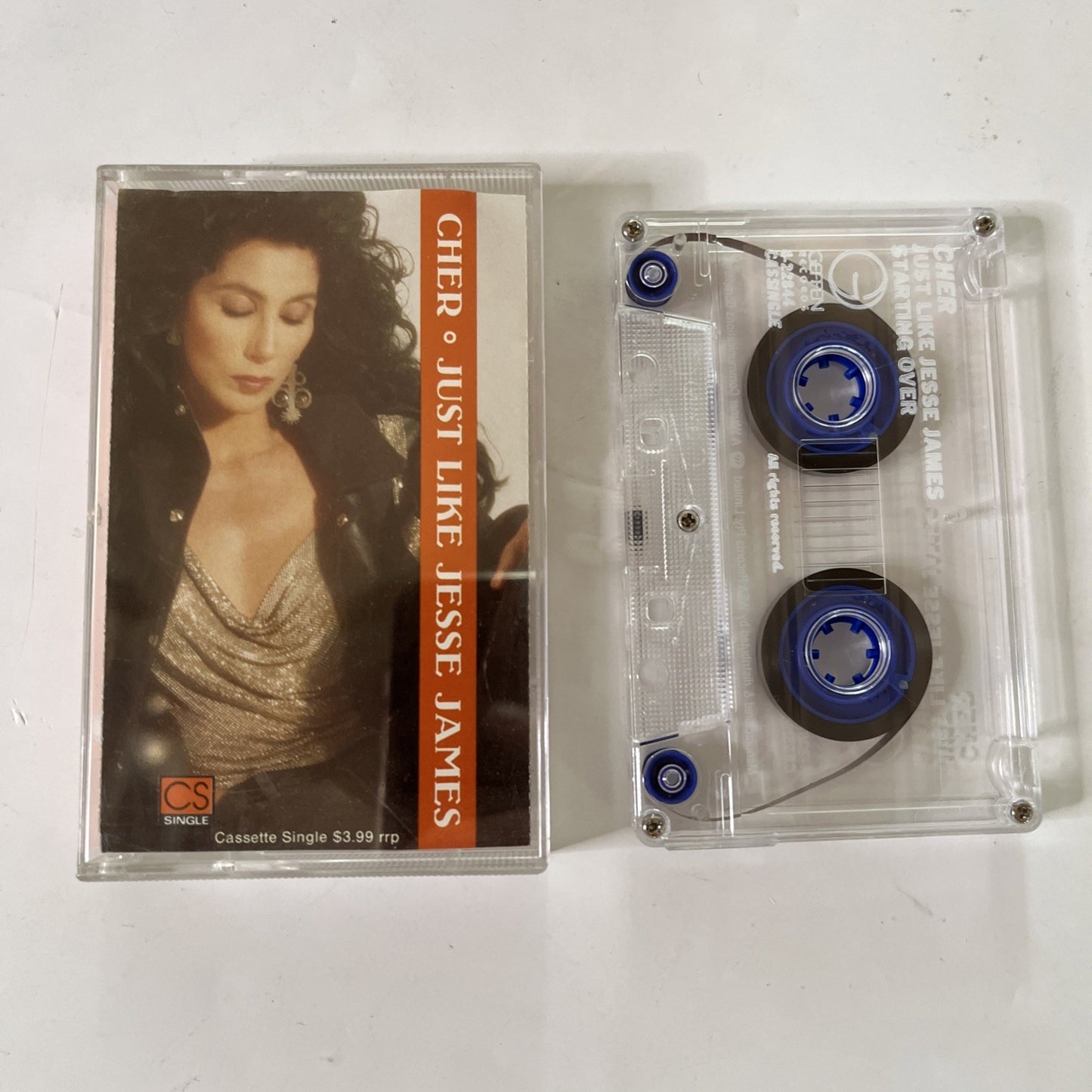 Cher – Just Like Jesse James (Music Cassette, 1989) Australia 4-22844