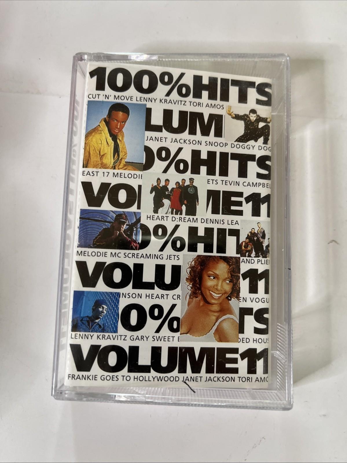 Various – 100% Hits Volume 11 (Cassette, 1994) Australia 9548327764