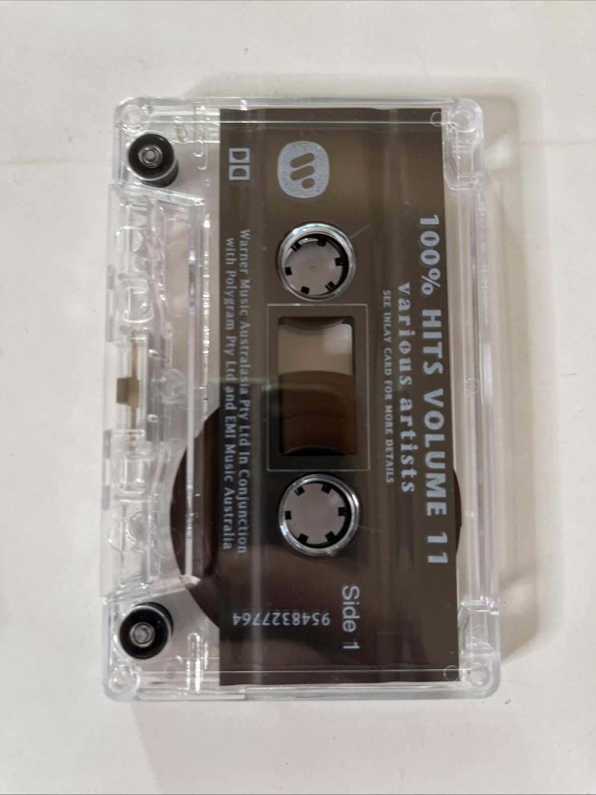Various – 100% Hits Volume 11 (Cassette, 1994) Australia 9548327764