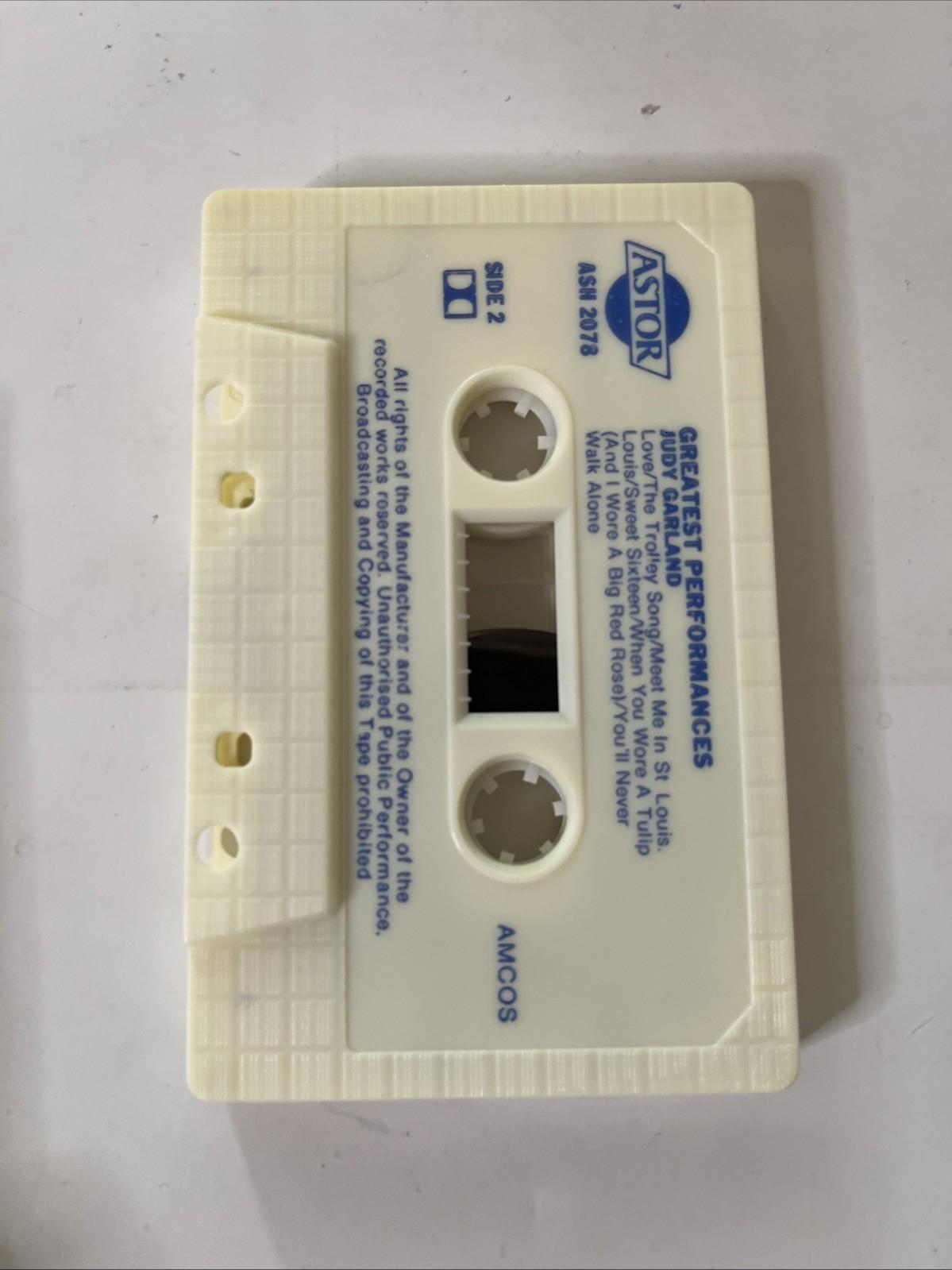 Judy Garland – Greatest Performances  (Music Cassette) Australia ASH 2078