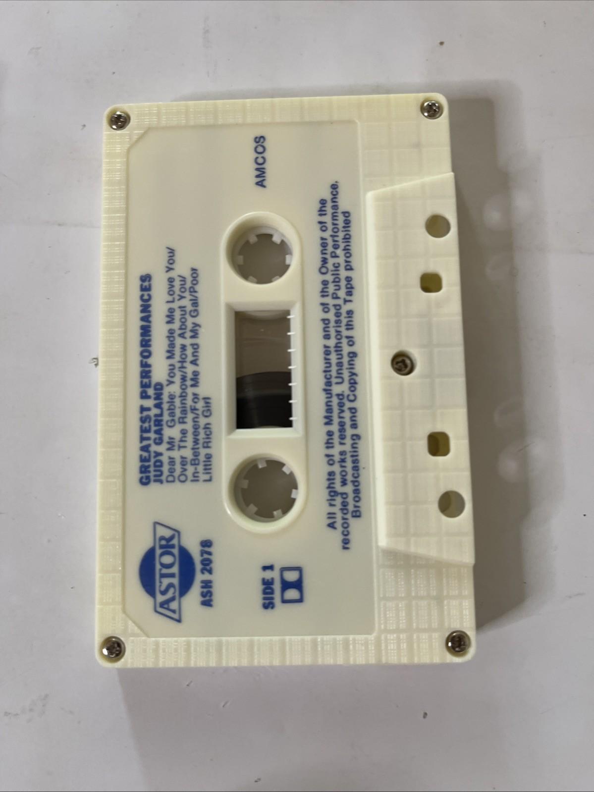 Judy Garland – Greatest Performances  (Music Cassette) Australia ASH 2078