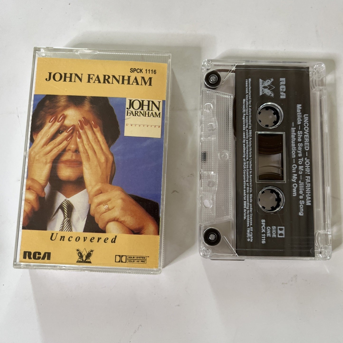 John Farnham – Uncovered (Cassette, 1980) Australasia SPCK 1116