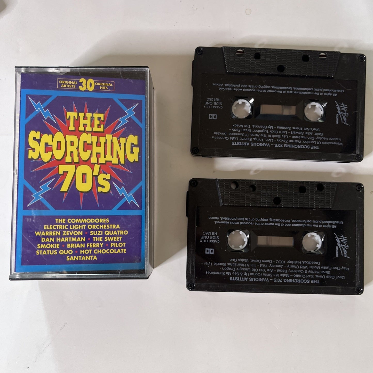 Various – The Scorching 70's (Music Cassette, 2-Tapes) Australia HB126C