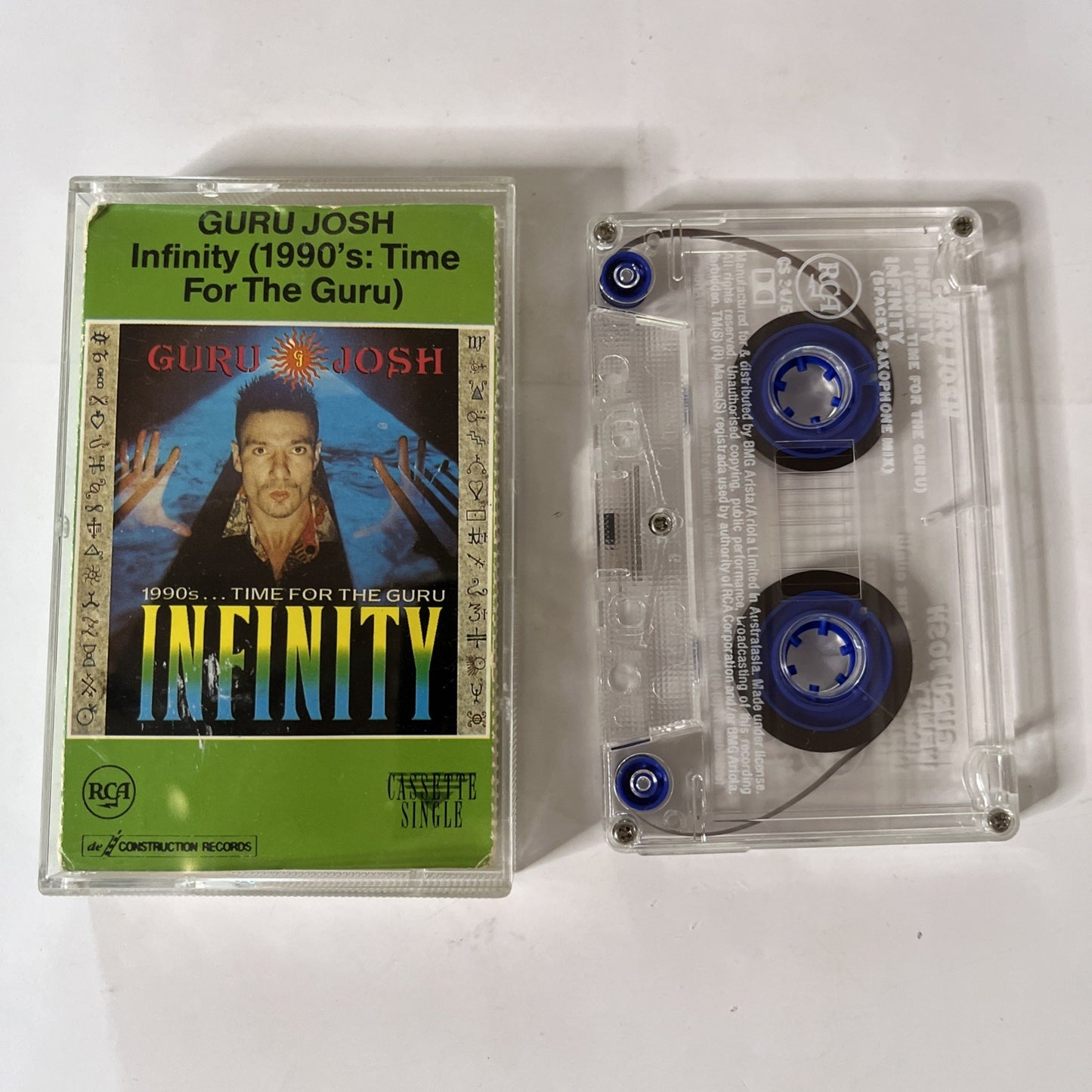 Guru Josh – Infinity (1990's: Time For The Guru) (Cassette, 1990) CS 3475