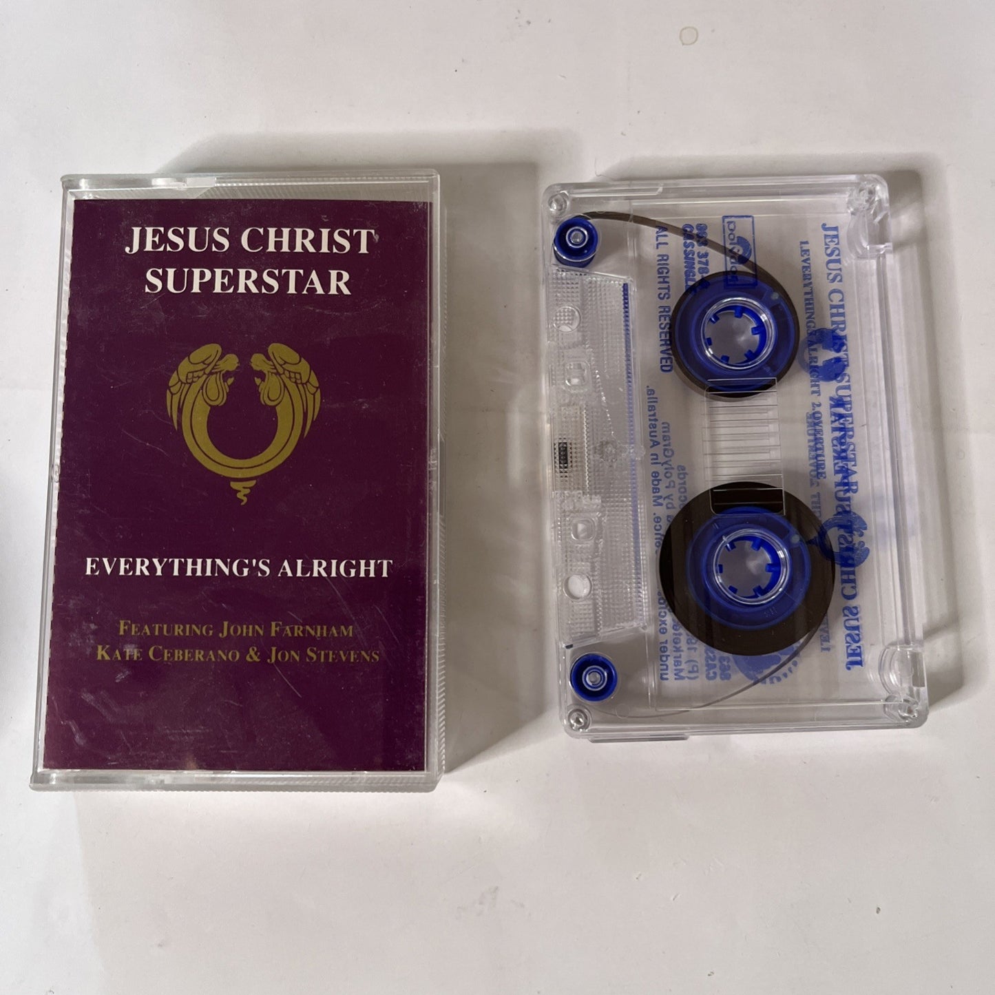 John Farnham, Kate Ceberano, Jon Stevens – Everything's Alright (Cassette, 1992)
