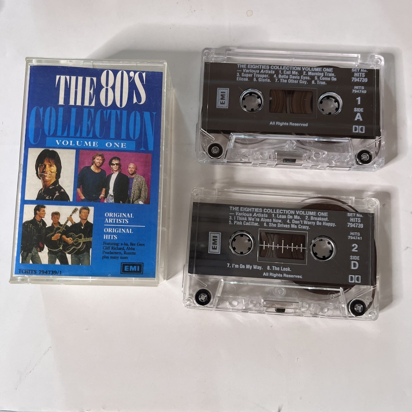 Various – The 80's Collection Volume One (Cassette, 1990, 2-Tapes) Australasia