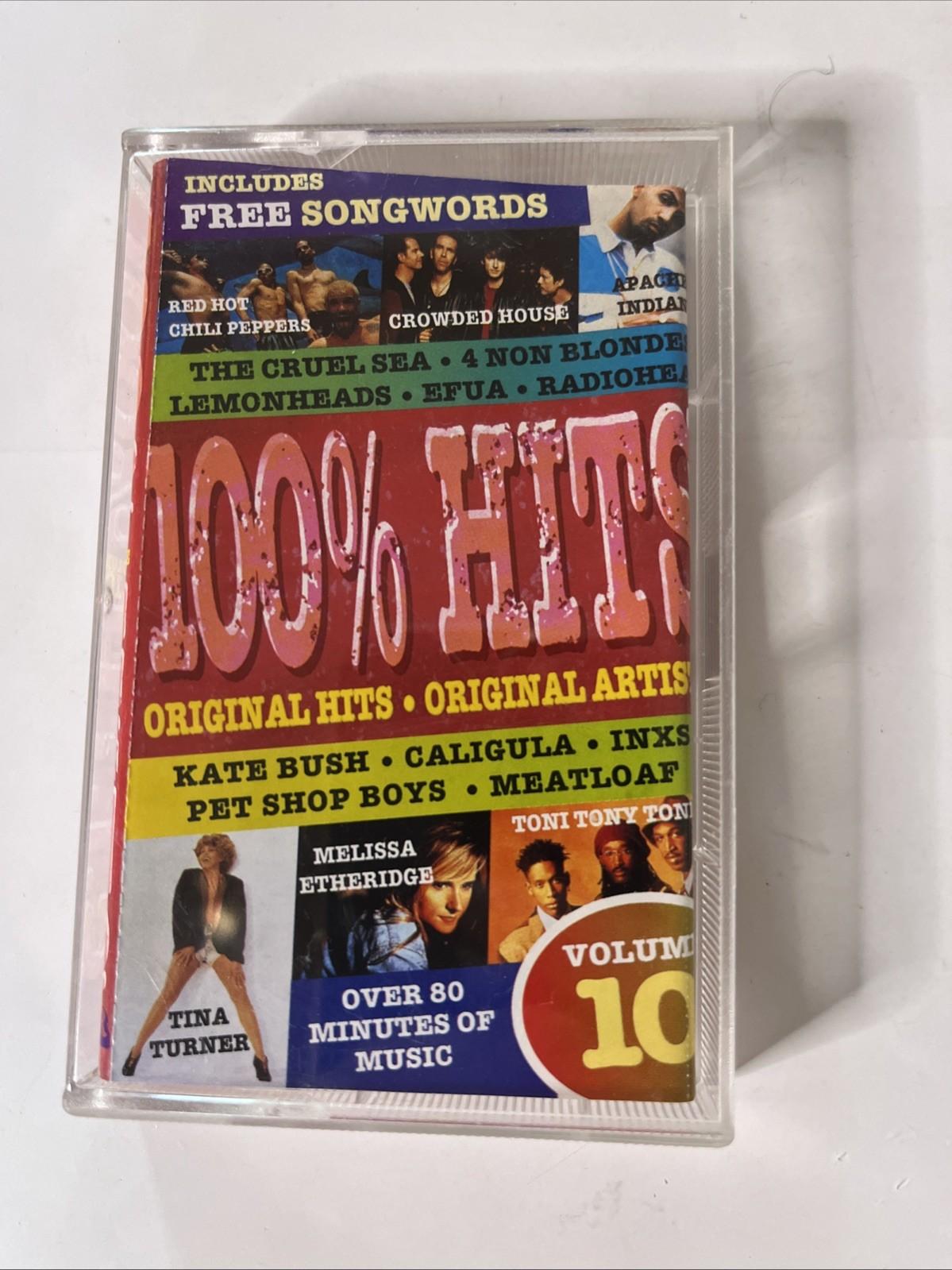 Various – 100% Hits Volume 10 (Cassette, 1993) Australia 987655-4