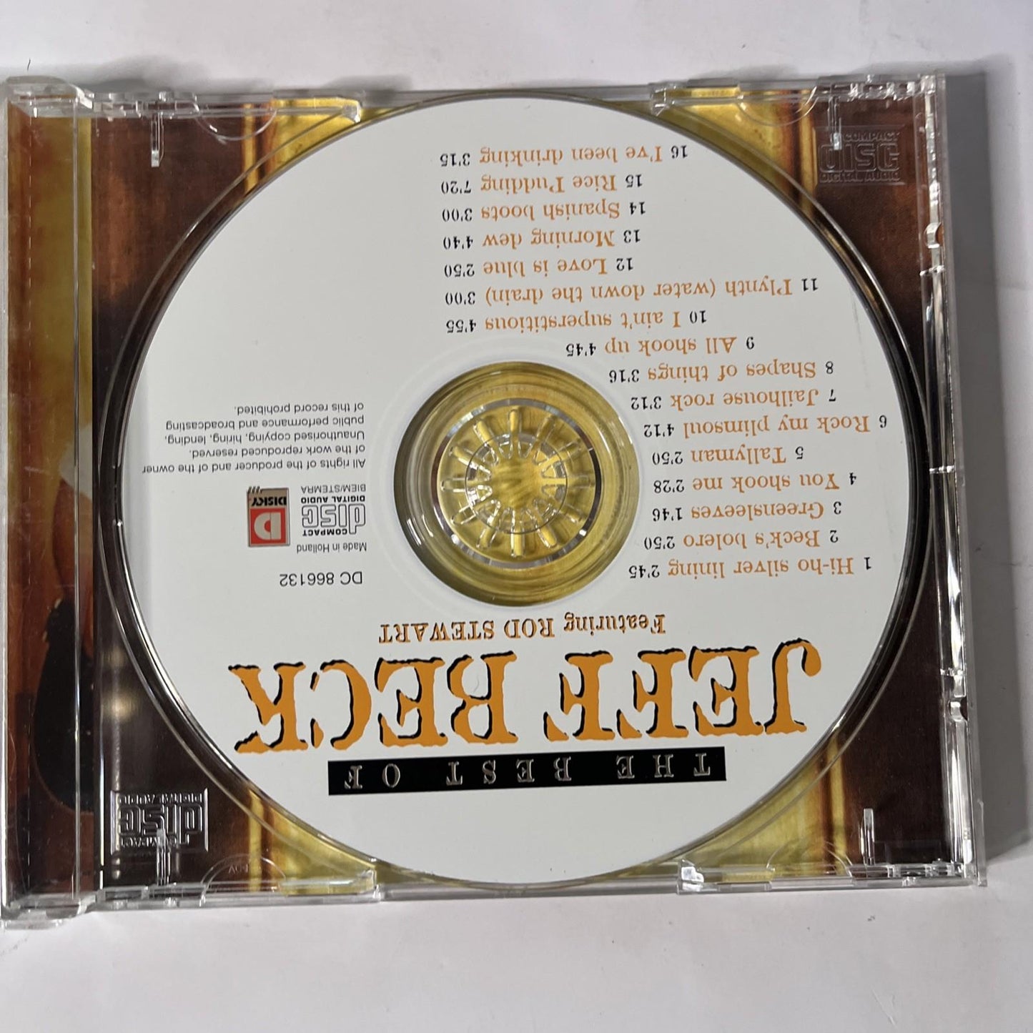 Jeff Beck, Rod Stewart – The Best Of (CD, 1996) Europe DC 866132