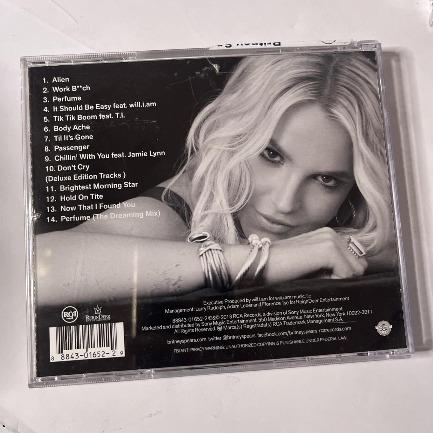 Britney Spears – Britney Jean (CD, 2013) US 88843-01652-2