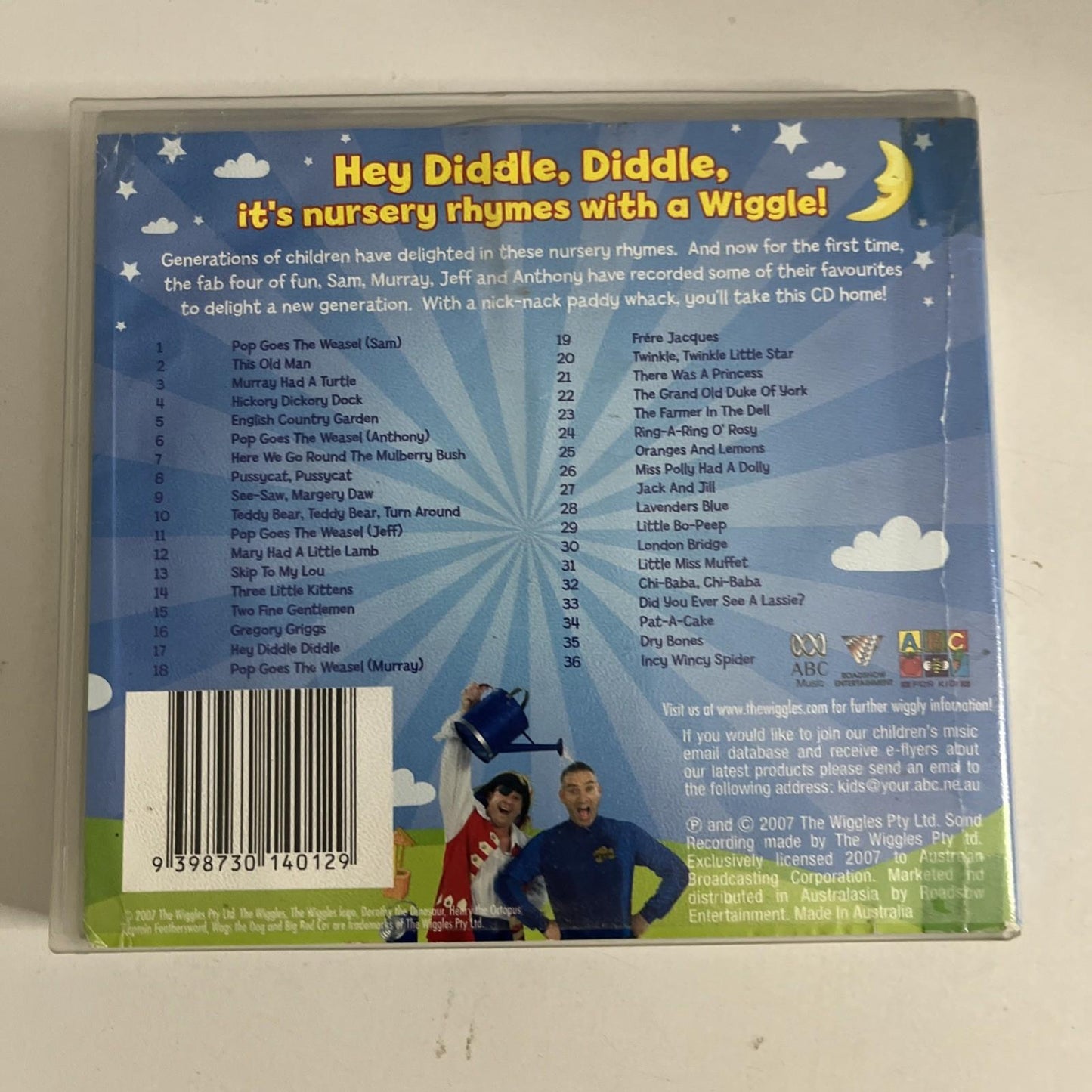 The Wiggles – Pop Go The Wiggles!  (CD, 2007) Australasia R-301401-2