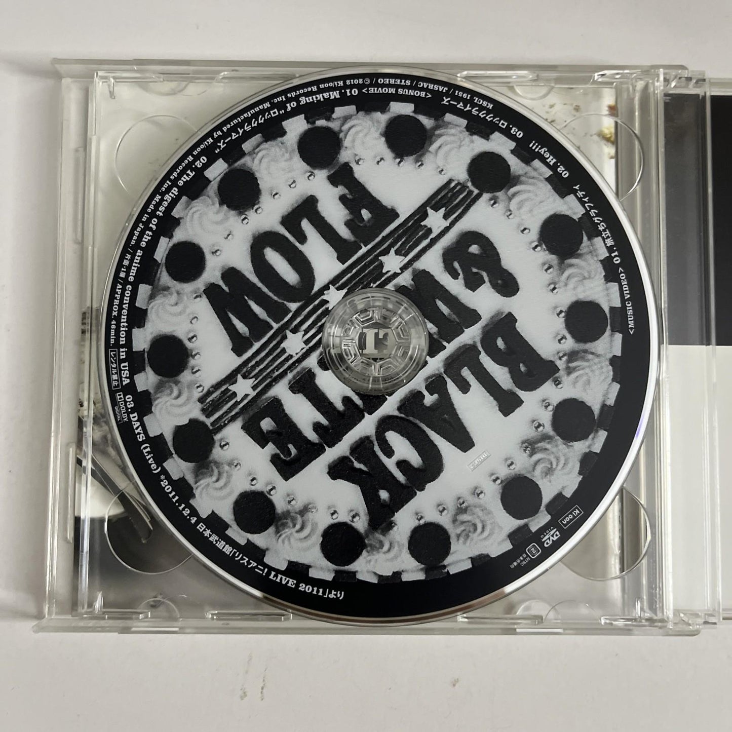 Flow – Black & White (CD + DVD, 2012, 2-Disc) Japan KSCL 1950-1