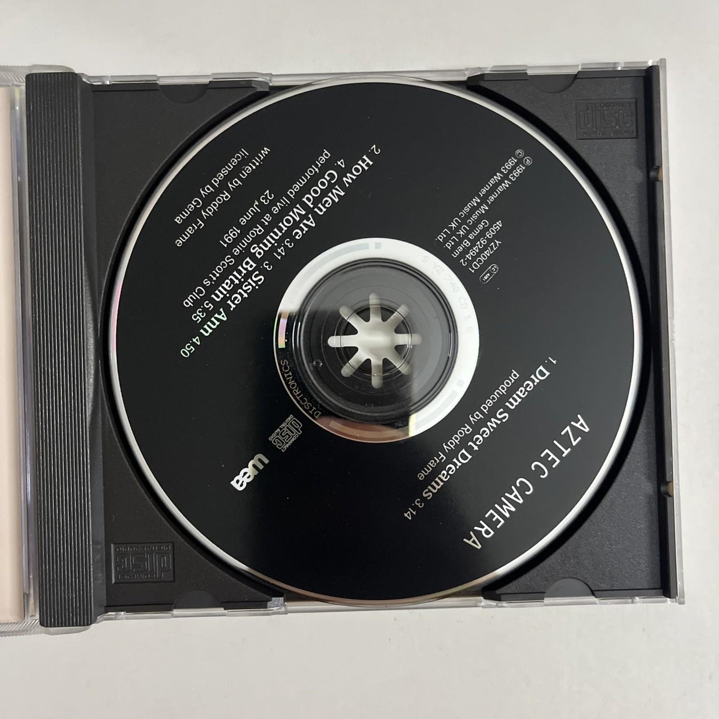 Aztec Camera – Dream Sweet Dreams (CD, 1993) UK YZ740CD1