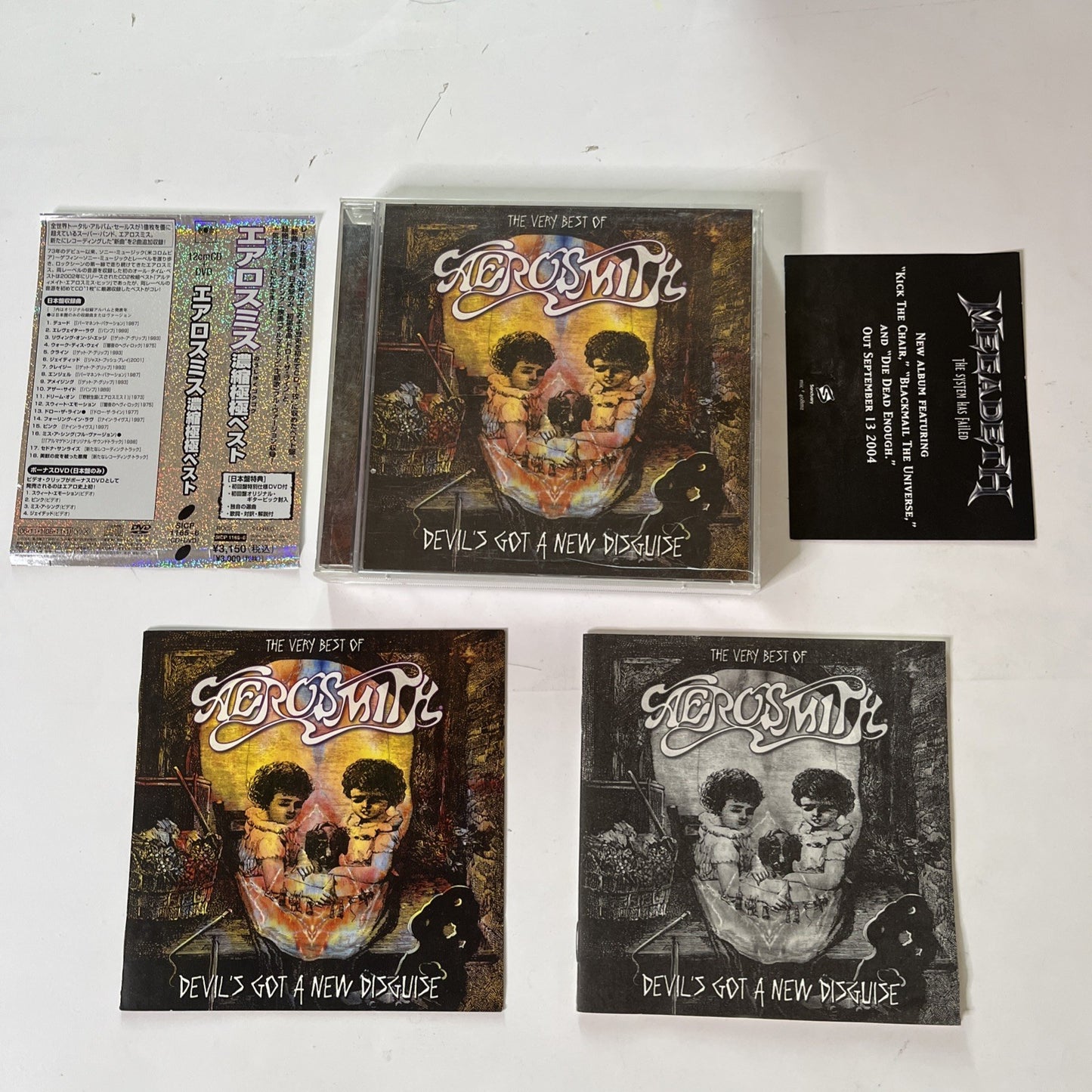 Aerosmith – Devil's Got A New Disguise (CD + DVD, 2006, 2-Disc) Japan Obi