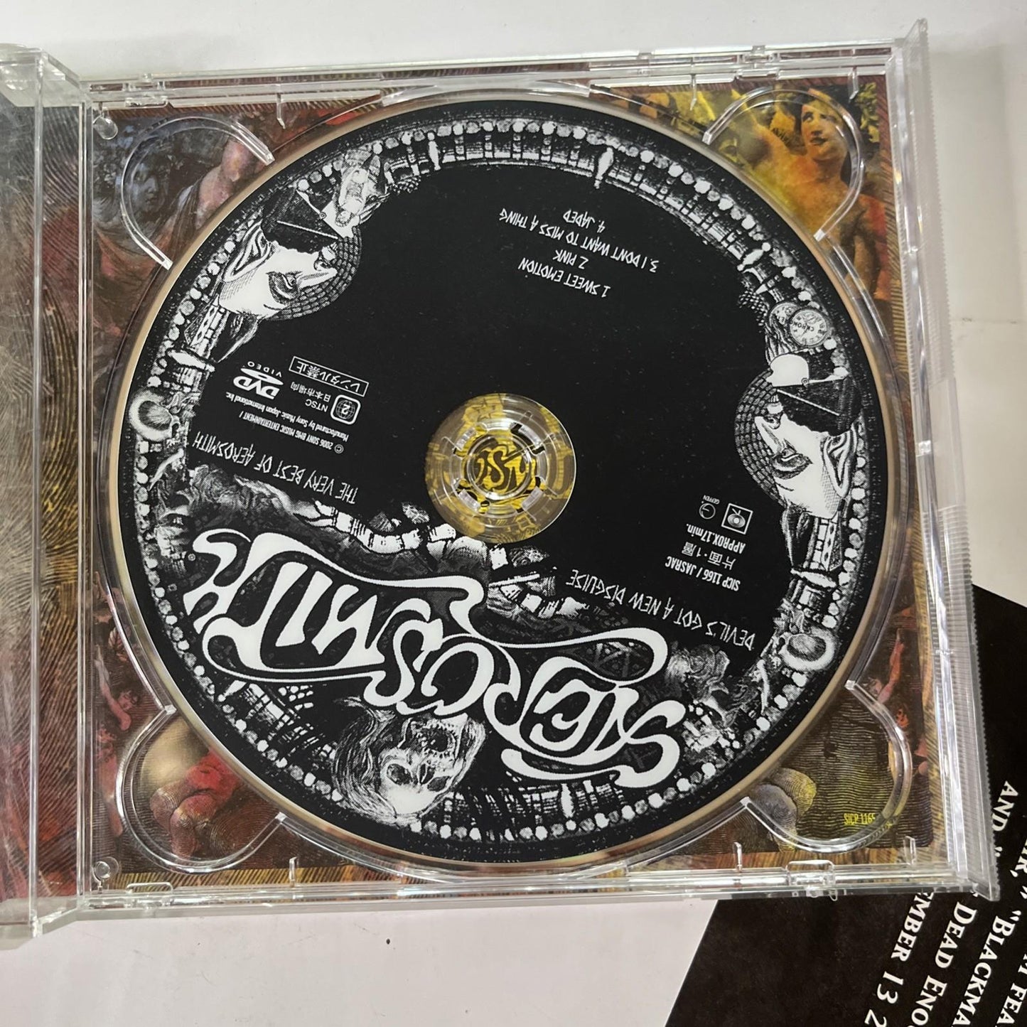 Aerosmith – Devil's Got A New Disguise (CD + DVD, 2006, 2-Disc) Japan Obi