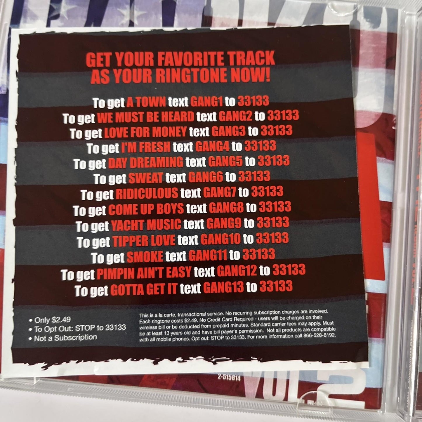 DJ Drama – Gangsta Grillz: The Album Vol. 2 (CD, 2009) US 2-515814
