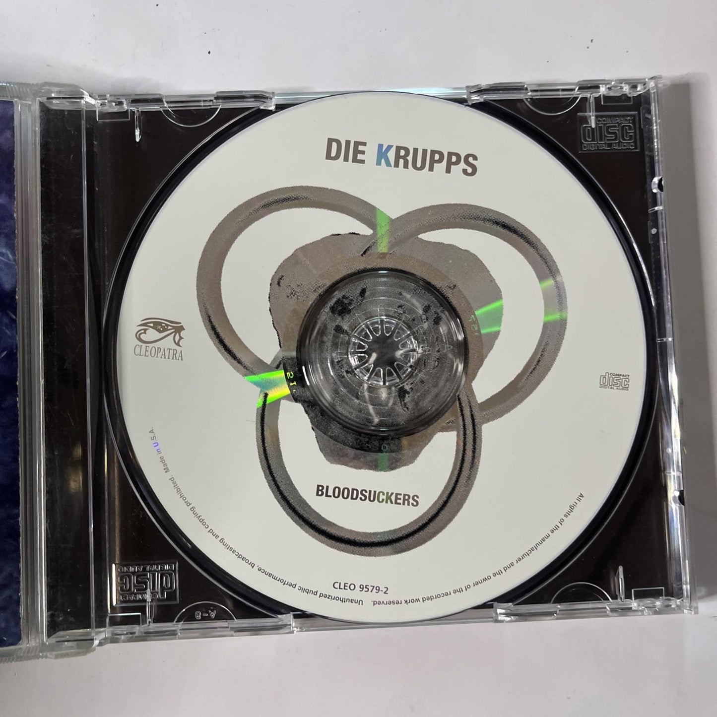 Die Krupps – Bloodsuckers (CD, 1995) US CLEO 9579-2
