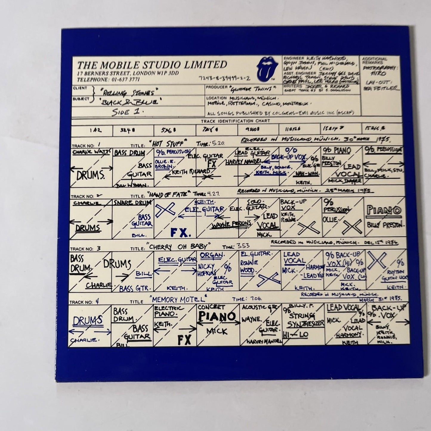 The Rolling Stones – Black And Blue (CD, 1994) Digikase Collector's Edition