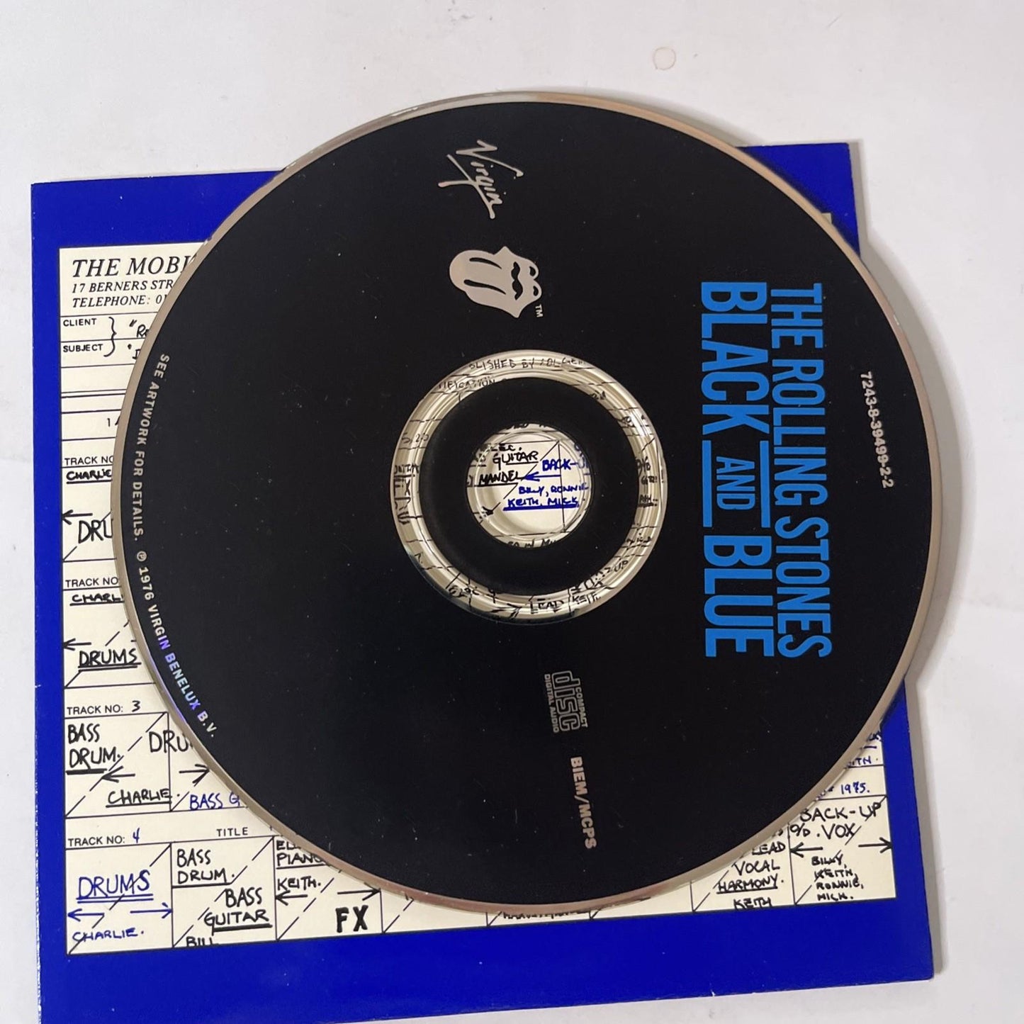 The Rolling Stones – Black And Blue (CD, 1994) Digikase Collector's Edition