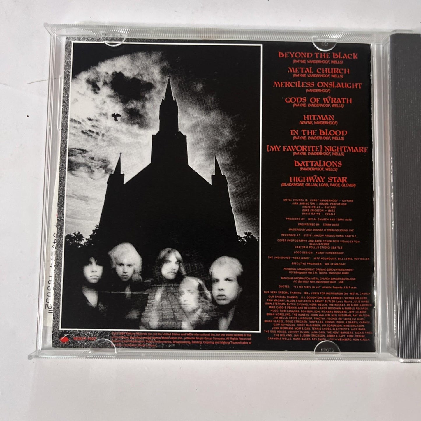 Metal Church – Metal Church (CD, 2013) Japan Obi WQCP-1437