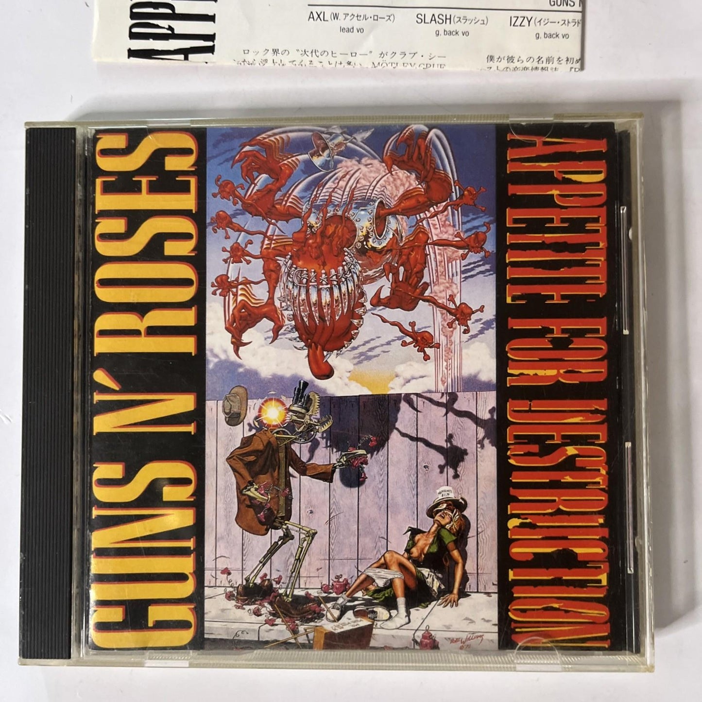 Guns N' Roses – Appetite For Destruction (CD, 1990) Japan Original Artwork