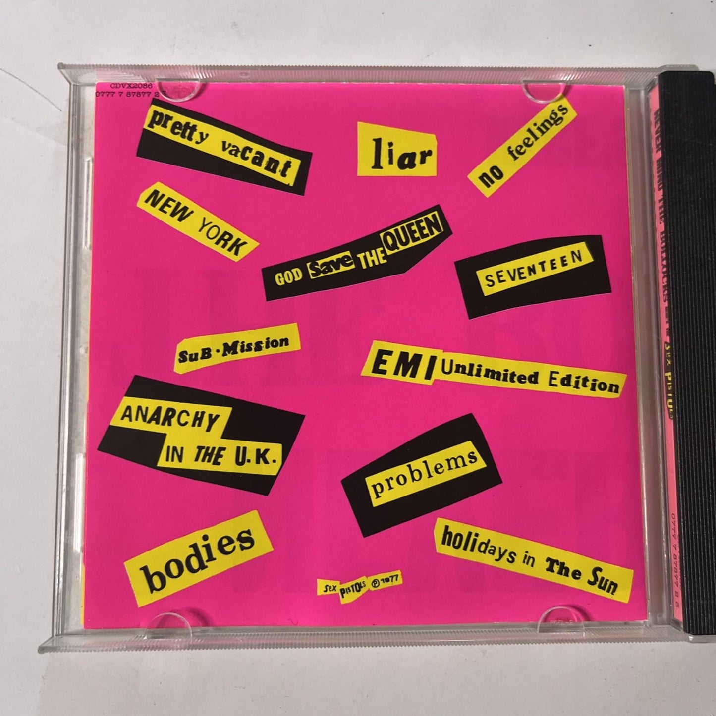 Sex Pistols – Never Mind The Bollocks Here's The Sex Pistols (CD, 2009) CDVX2086