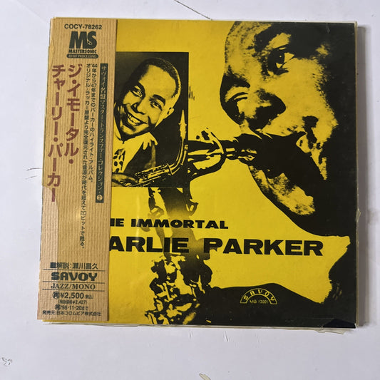 Charlie Parker – The Immortal Charlie Parker (CD, 1994) Japan Obi, Promo