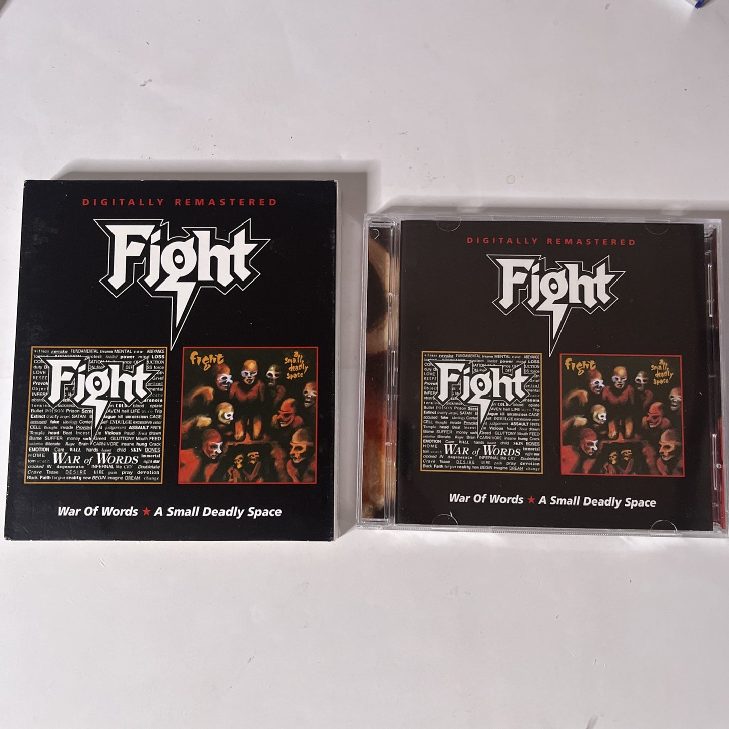 Fight – War Of Words * A Small Deadly Space (CD, 2019, 2-Disc) UK BGOCD1392