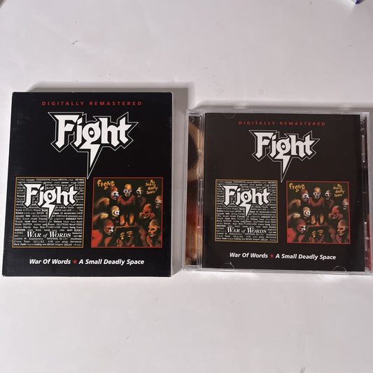 Fight – War Of Words * A Small Deadly Space (CD, 2019, 2-Disc) UK BGOCD1392