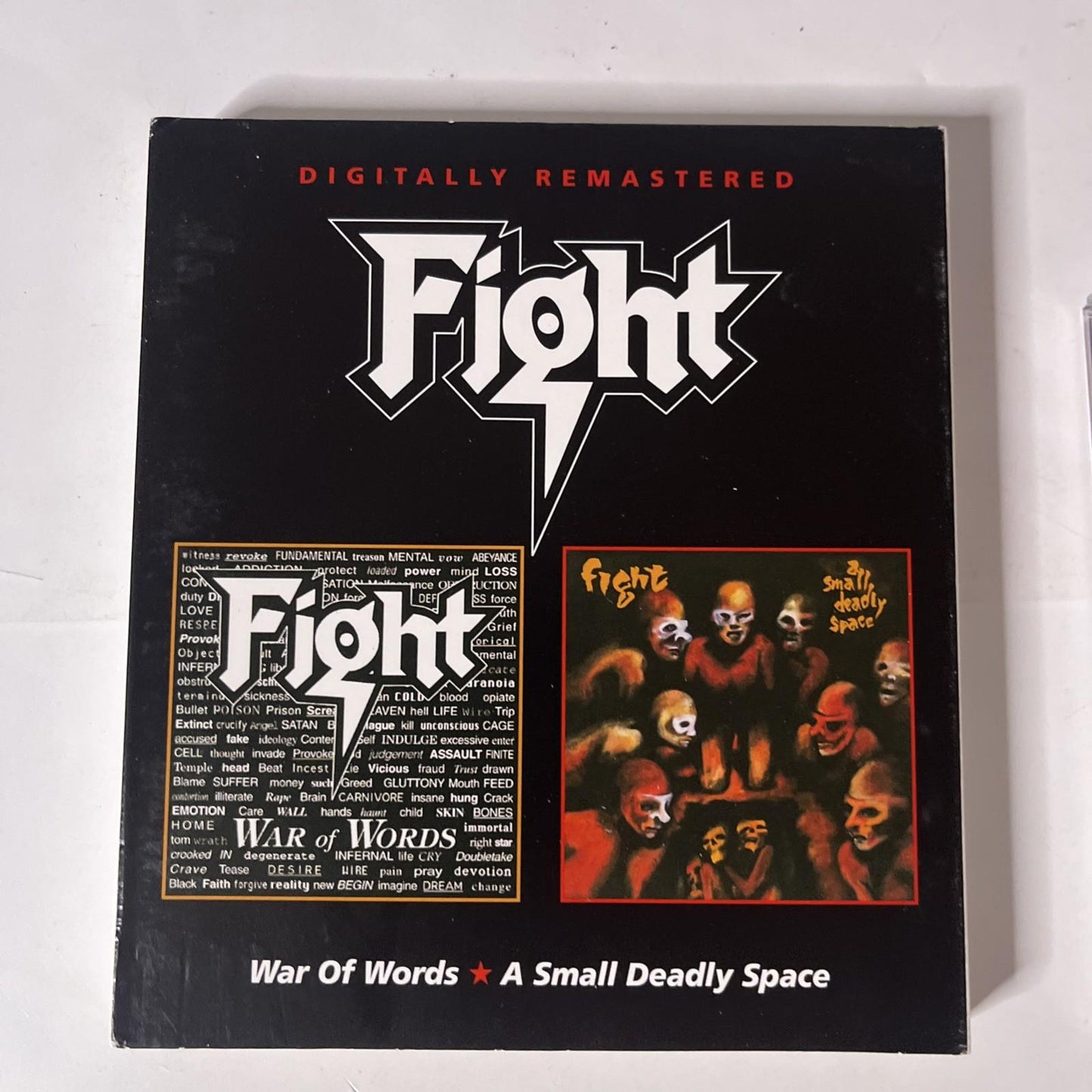Fight – War Of Words * A Small Deadly Space (CD, 2019, 2-Disc) UK BGOCD1392