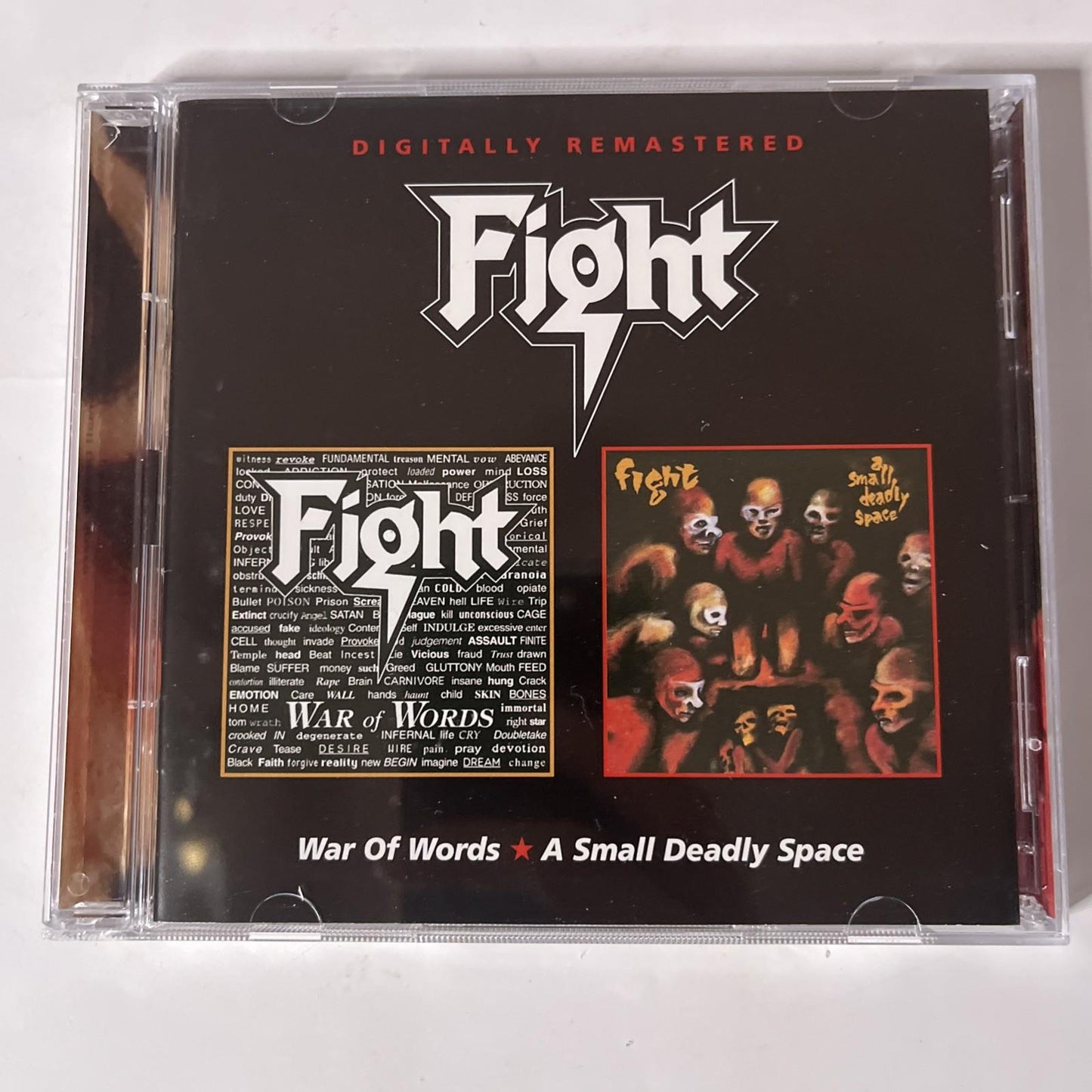 Fight – War Of Words * A Small Deadly Space (CD, 2019, 2-Disc) UK BGOCD1392