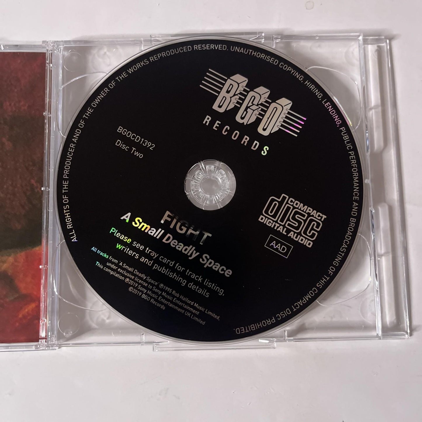 Fight – War Of Words * A Small Deadly Space (CD, 2019, 2-Disc) UK BGOCD1392
