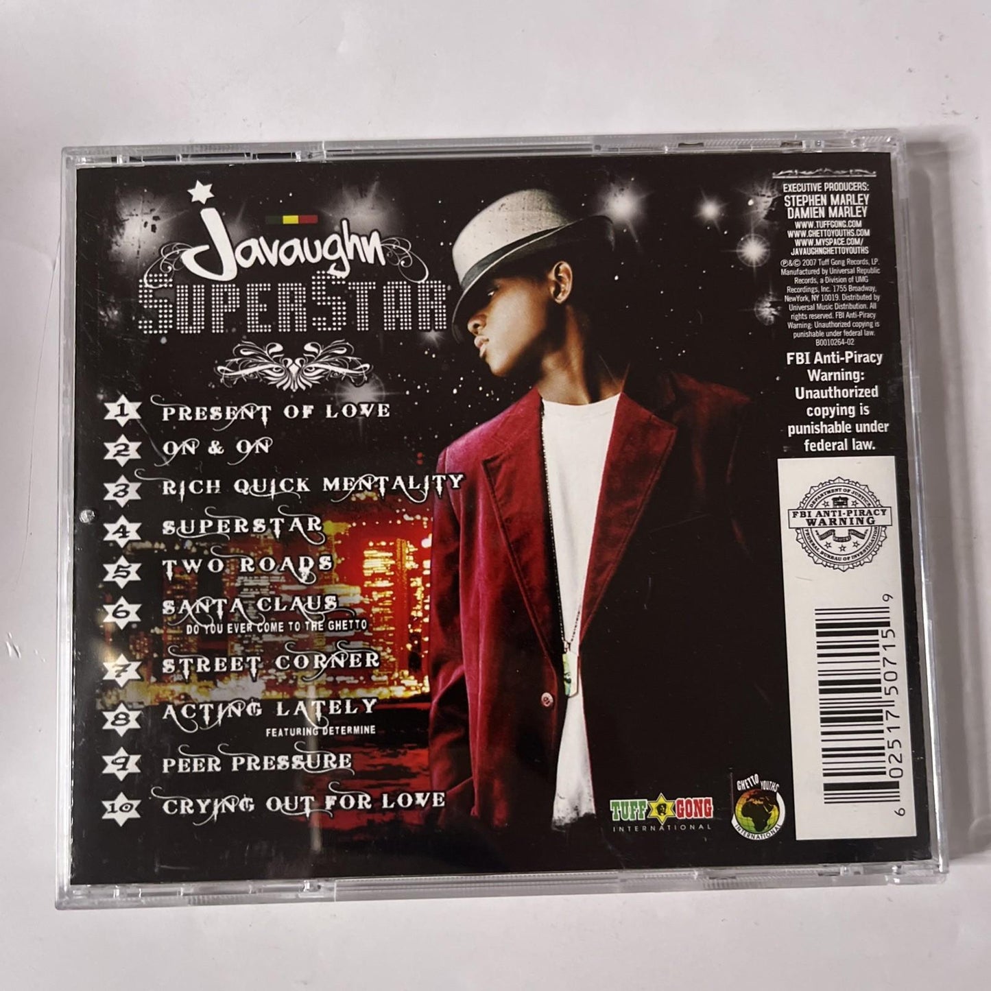 Javaughn – Superstar (CD, 2007) US B0010264-02