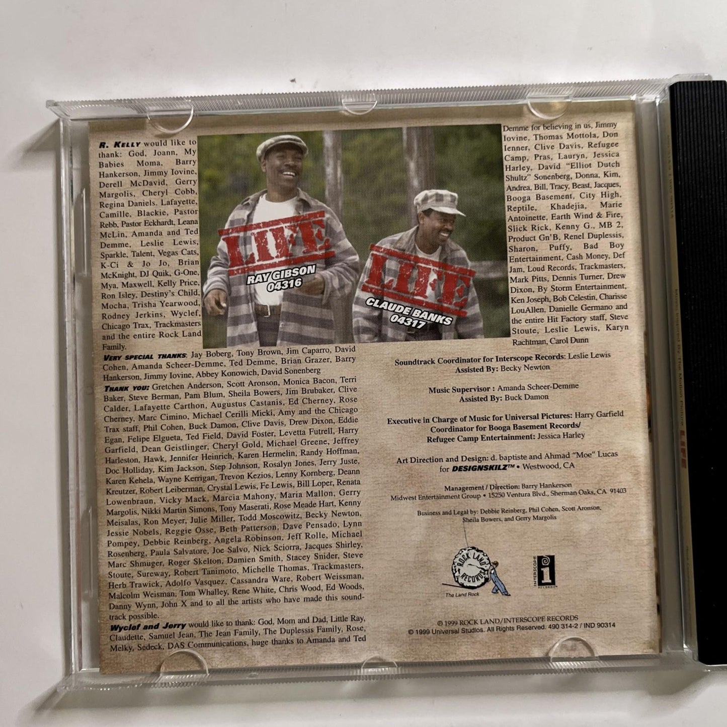 Various – Life - Music Inspired By The Motion Picture (CD, 1999) Europe