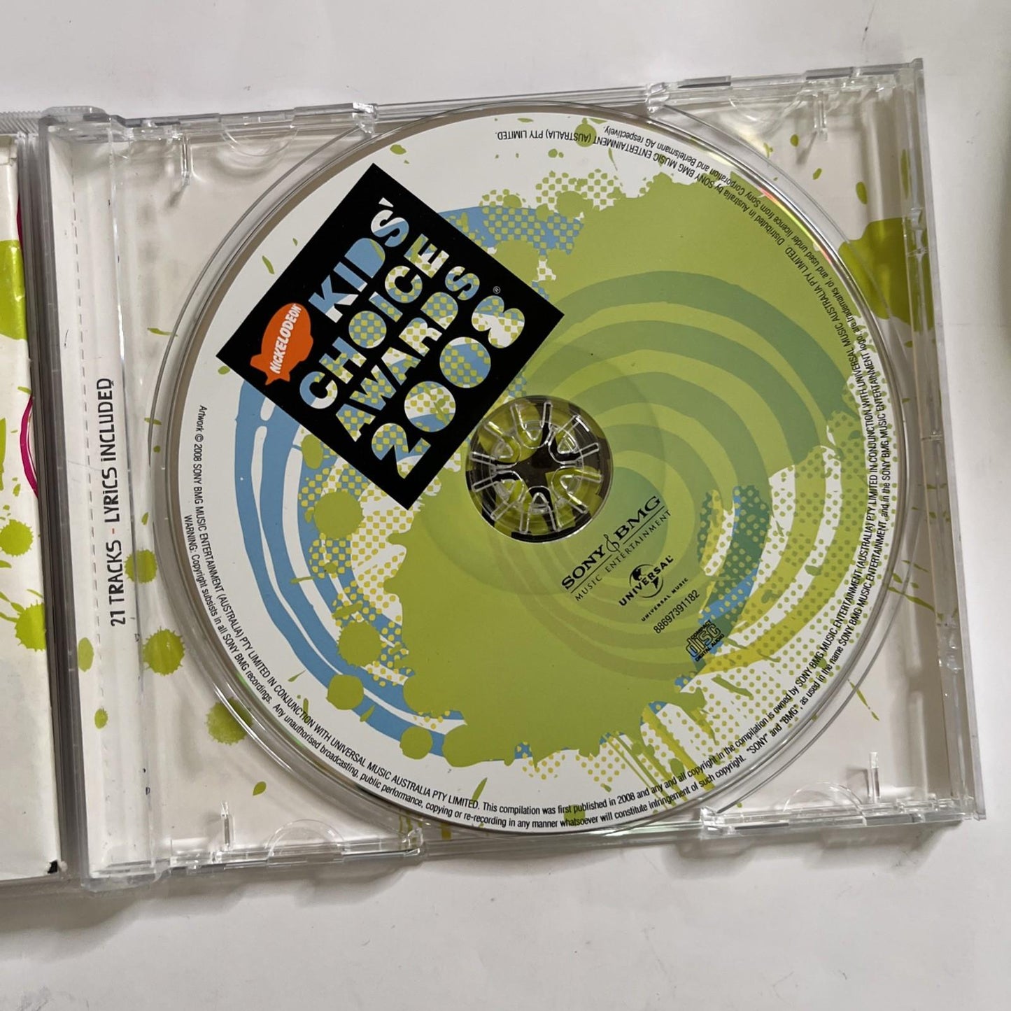 Various – Nickelodeon Kids' Choice Awards 2008 (CD, 2008) Australia 88697391182