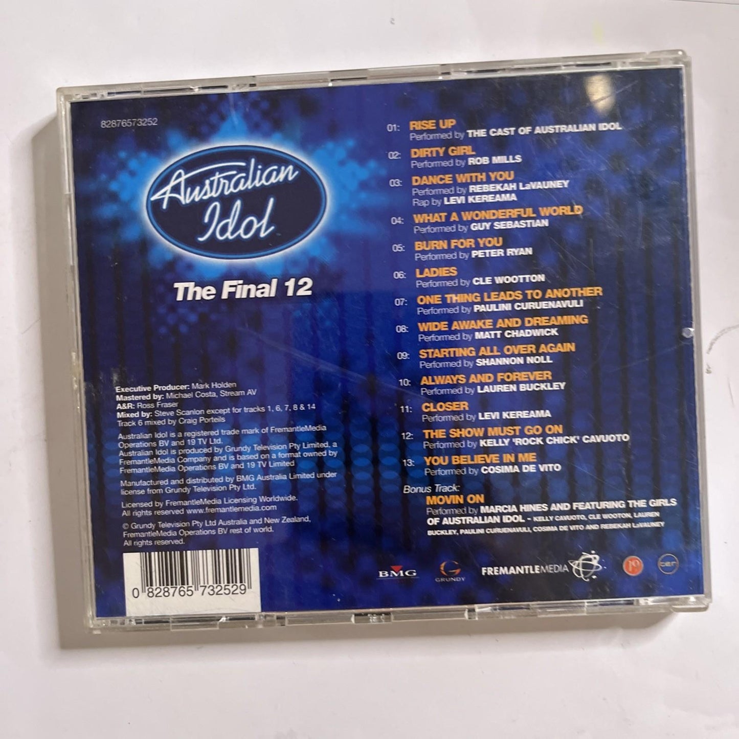 Australian Idol – The Final 12 (CD, 2003) Australia 82876573252