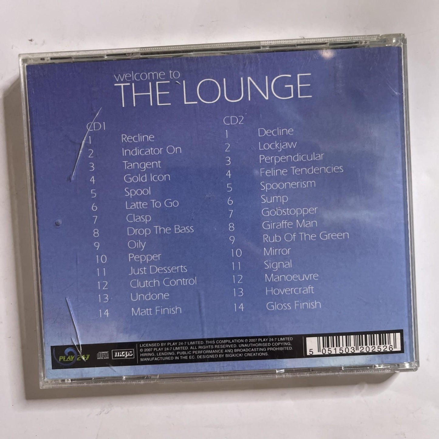 David Gainsford, Space Dreams Project – Welcome To The Lounge (CD, 2007, 2-Disc)