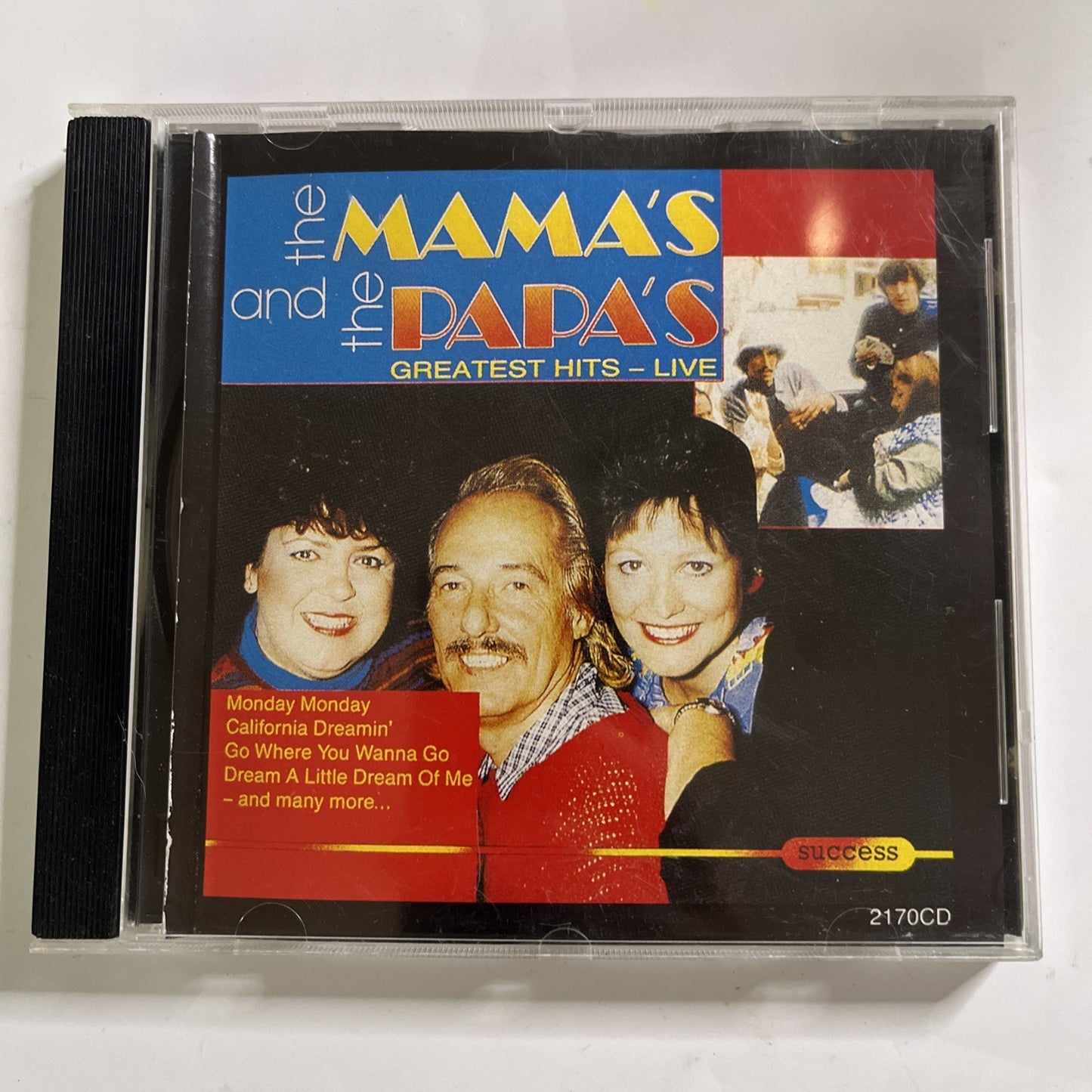 The Mamas & The Papas – Greatest Hits - Live In 1982 (CD, 1989) Europe 2170CD