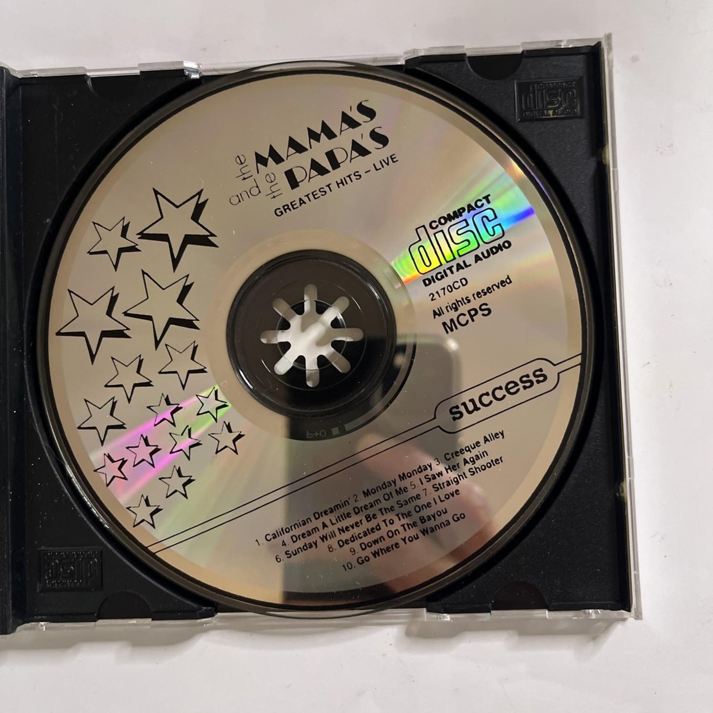 The Mamas & The Papas – Greatest Hits - Live In 1982 (CD, 1989) Europe 2170CD