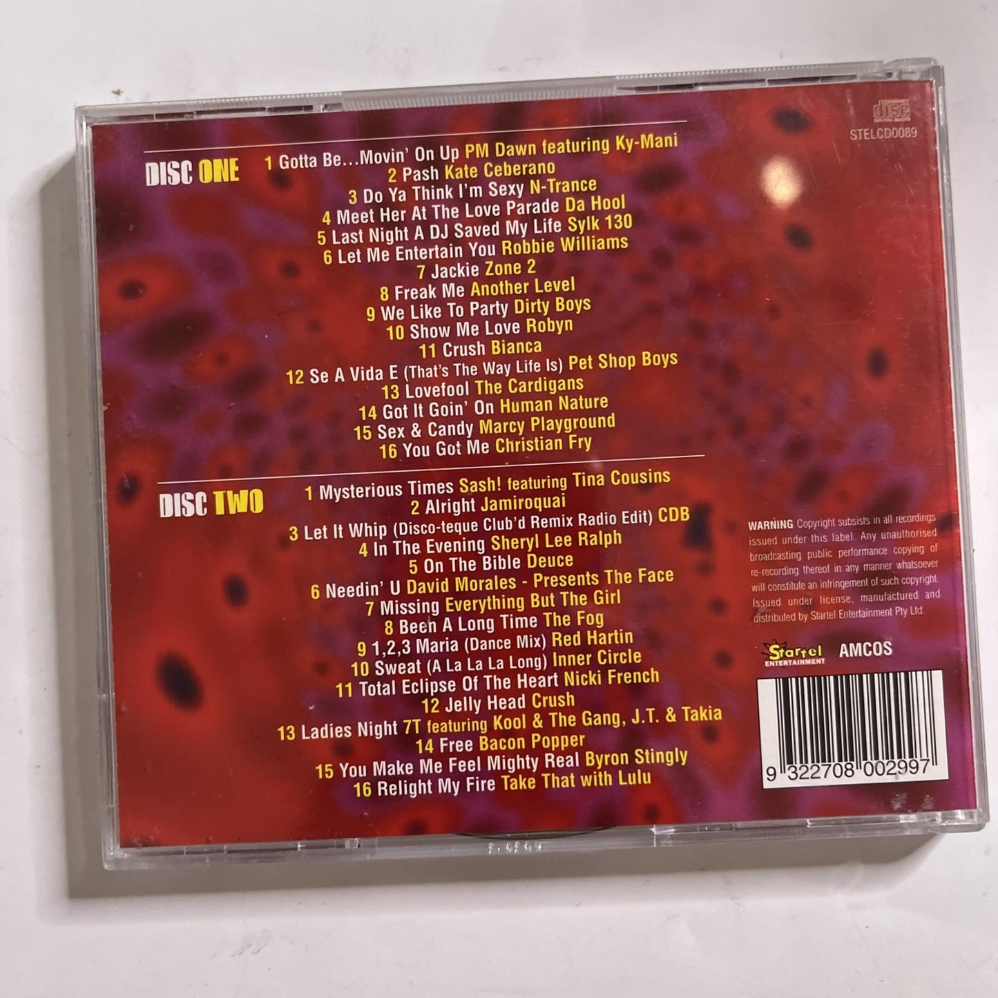 Various – Ultimate Dance Party Album (CD, 1999, 2-Disc) Australia STELCD0089