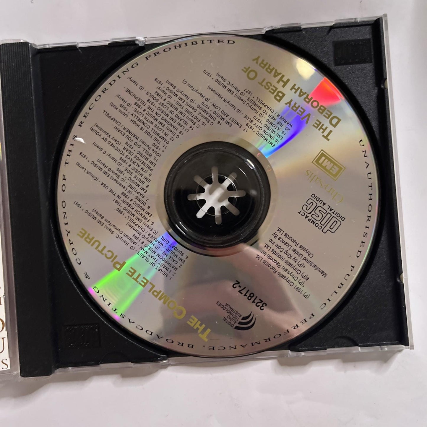 The Complete Picture - The Very Best Of Deborah Harry And Blondie (CD, 1991)