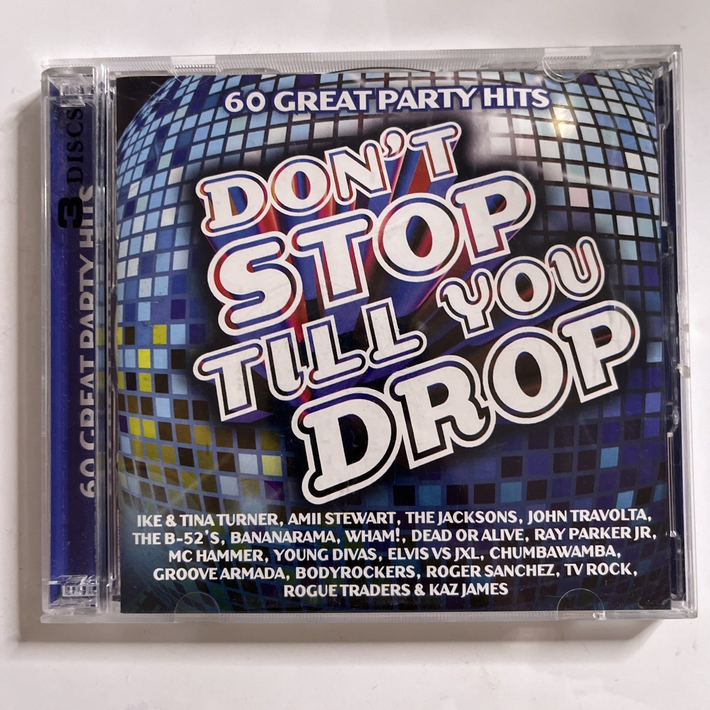 Various – Don't Stop Till You Drop - 60 Great Party Hits (CD, 2008, 3-Disc)
